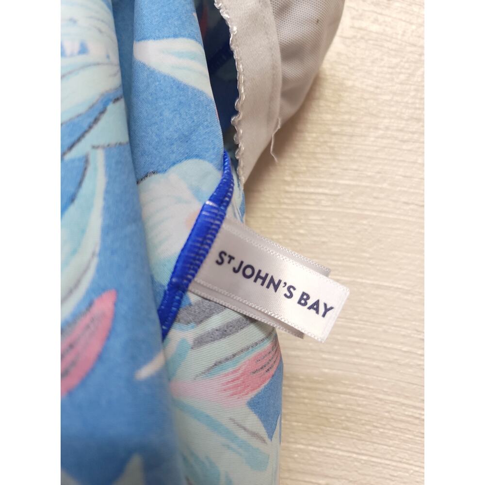 St Johns Bay Tankini Size 20 W Swim Shirt Womens Floral Summer Swimming Tank Top - Picture 6 of 10
